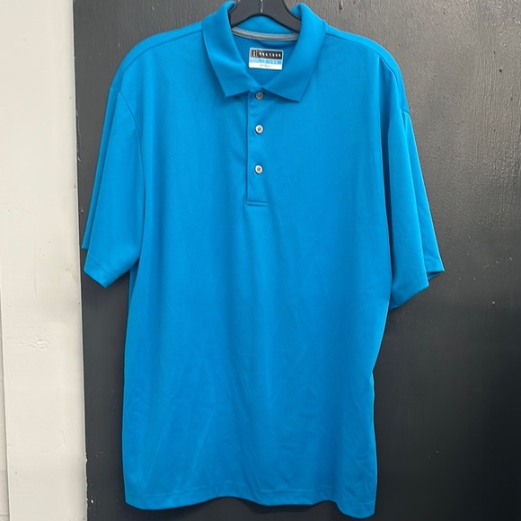 PGA Tour Men's Blue Polo Shirt Size Large - Picture 1 of 3